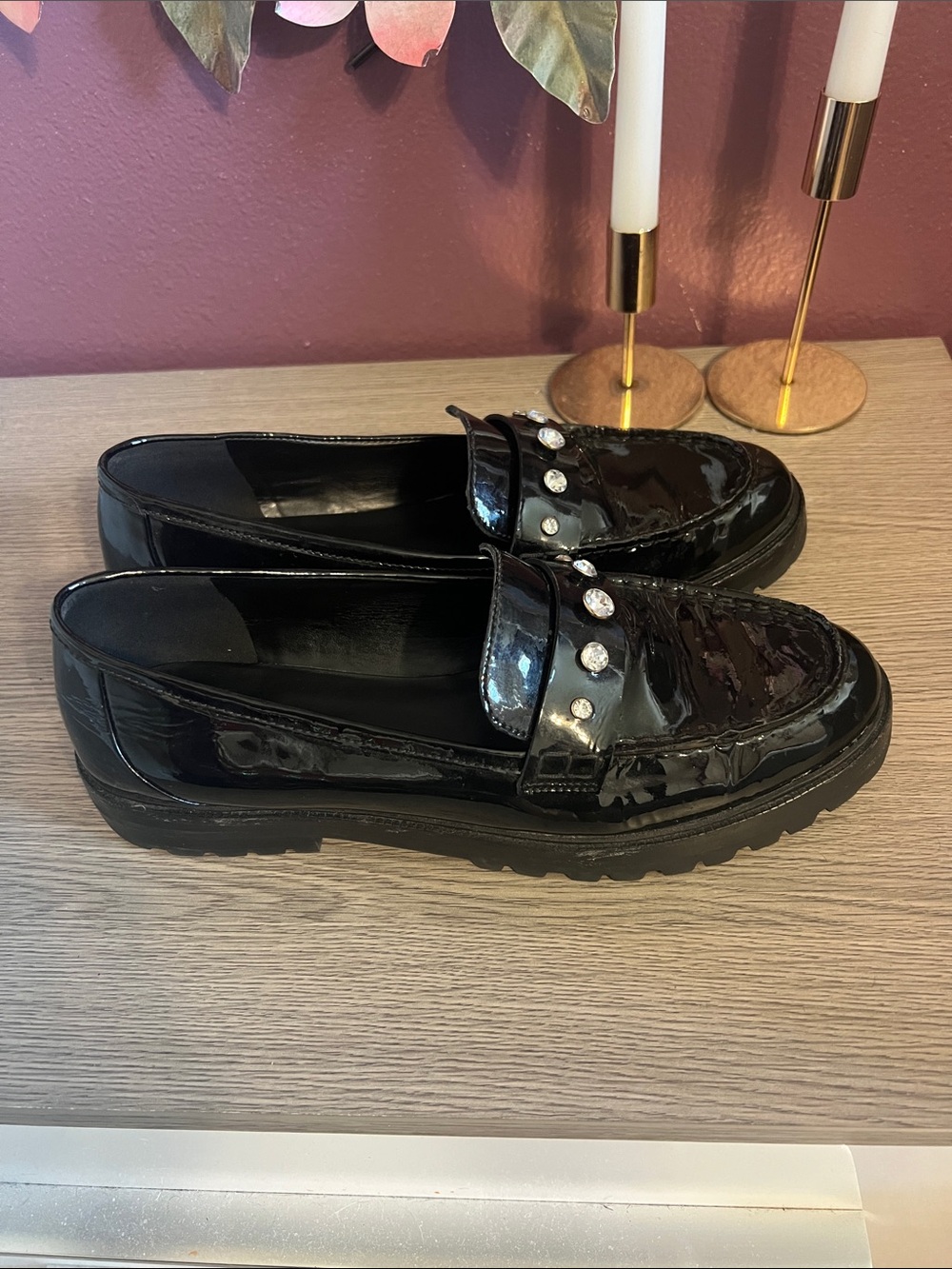 Kate Spade Prima Patent Leather Loafers size 10